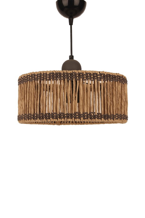 Opviq BK026 Lámpara de araña de metal con tapa de macramé en color Ecru Opviq BK026 Lámpara de araña de metal con tapa de macramé en color Ecru